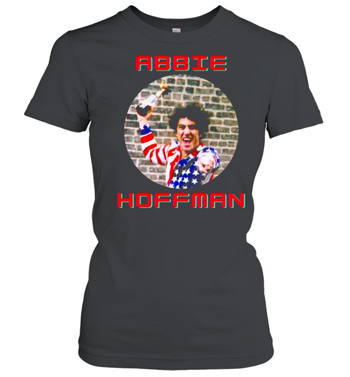 Abbie Hoffman In His American Flag shirt Classic Women's T-shirt