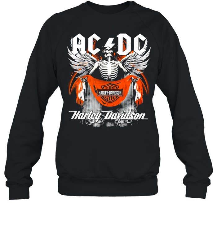 AC DC Death Motor Harley Davidson Cycles 2021 shirt Unisex Sweatshirt
