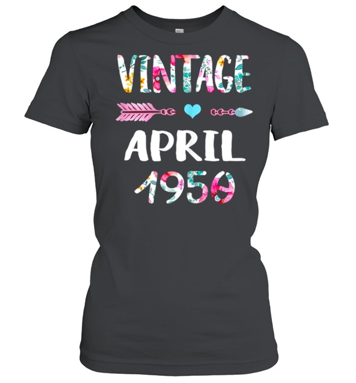 April Girls 1950 71st Birthday 71 Year Vintage Since 1950 shirt Classic Women's T-shirt