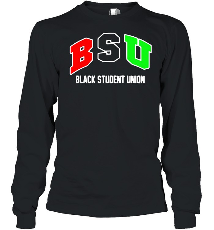 BLACK STUDENT UNION SHIRT Long Sleeved T-shirt