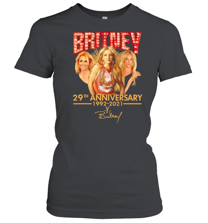 Britney 29th Anniversary 1992 2021 Signature shirt Classic Women's T-shirt