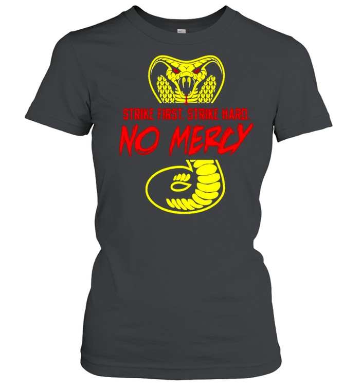 Cobra Kai Kd Retro No Mercy Funny 2021 Cobra Kai 2021 shirt Classic Women's T-shirt