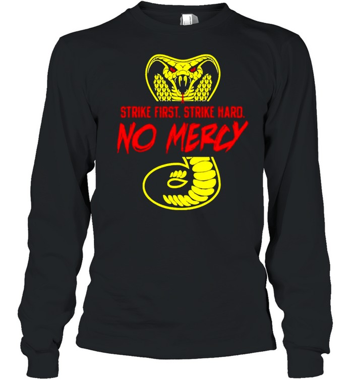 Cobra Kai Kd Retro No Mercy Funny 2021 Cobra Kai 2021 shirt Long Sleeved T-shirt