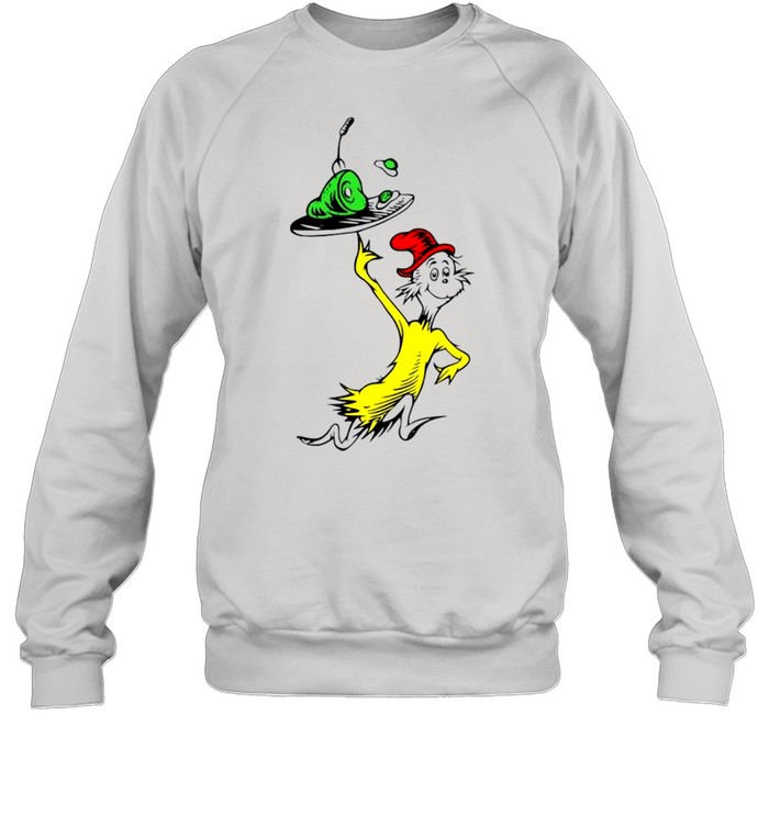 Dr Seuss green egg and ham shirt Unisex Sweatshirt