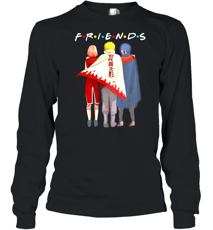 Friends Naruto Sasuke And Haruno Sakura shirt Long Sleeved T-shirt