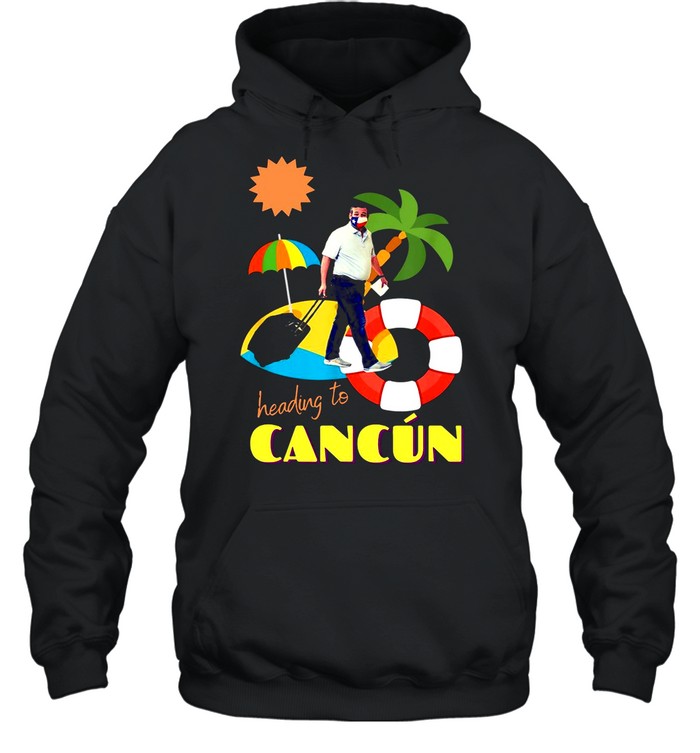 Heading To Cancun Camping shirt Unisex Hoodie