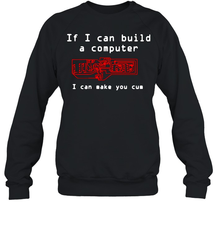 If I Can Build A Computer I Can Make You Cum shirt Unisex Sweatshirt