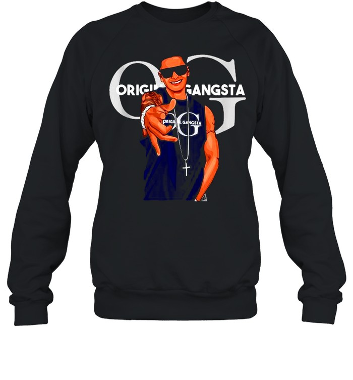 Original Gangsta Pauly D Og With Sunglasses And Chain shirt Unisex Sweatshirt