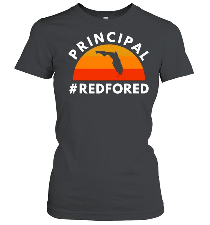 Principal Red For Ed Florida Public Education Supp Vintage shirt Classic Women's T-shirt