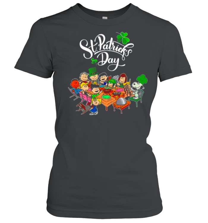 Snoopy And The Peanut Movie Party Happy St Patricks Day shirt Classic Women's T-shirt