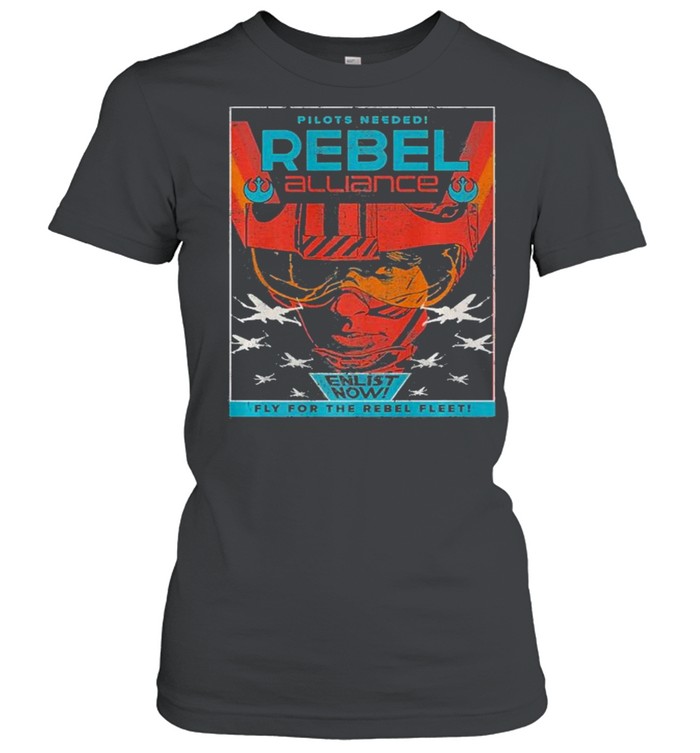 Star Wars Rebel Alliance Pilots Needed Retro shirt Classic Women's T-shirt