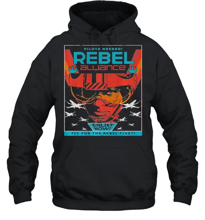 Star Wars Rebel Alliance Pilots Needed Retro shirt Unisex Hoodie