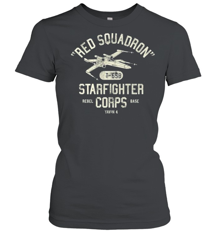 Star Wars Red Squadron Rebel Poster shirt Classic Women's T-shirt