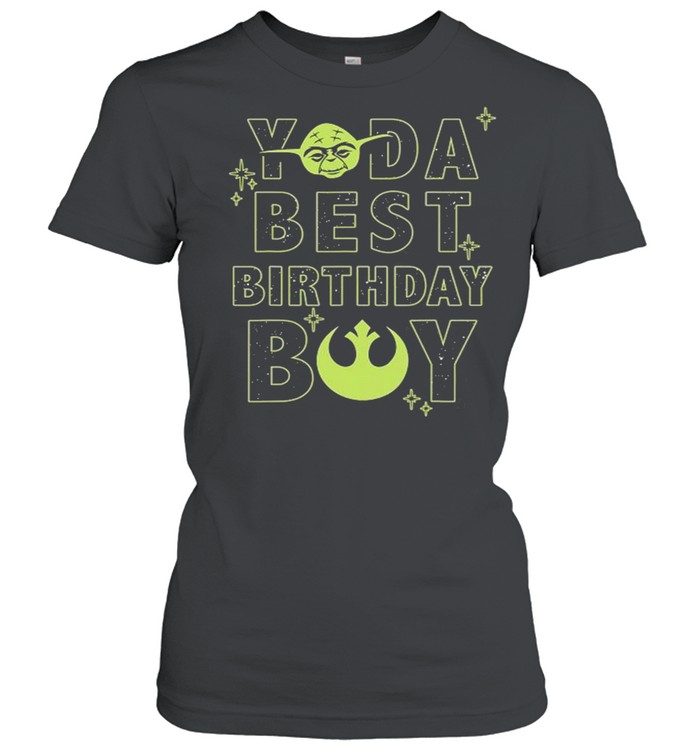Star Wars Yoda Best Birthday Boy Rebel shirt Classic Women's T-shirt