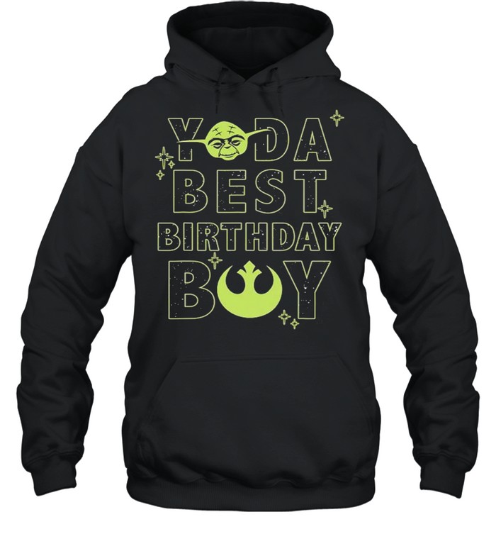 Star Wars Yoda Best Birthday Boy Rebel shirt Unisex Hoodie