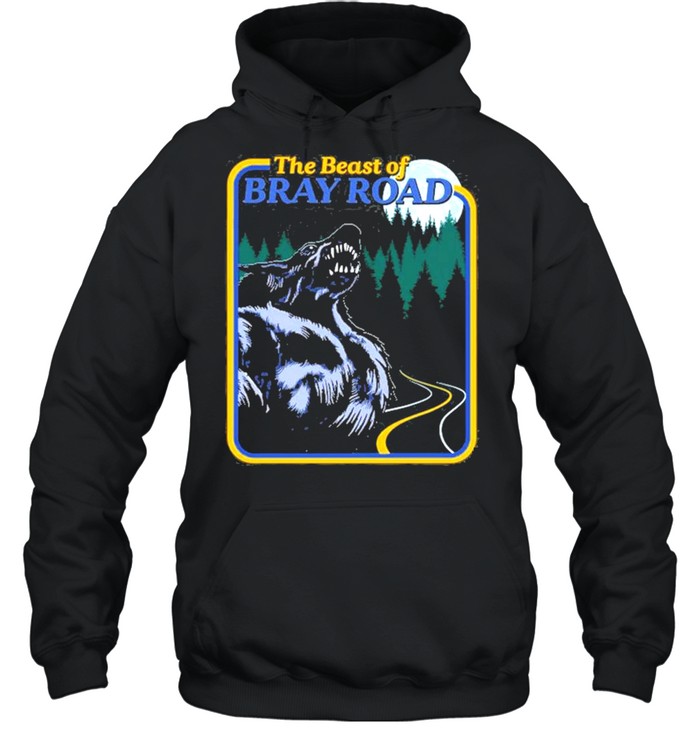 The Beast Of Bray Road Retro Wisconsin Dogman Cryptid shirt Unisex Hoodie