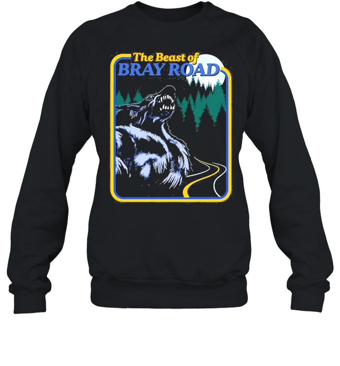 The Beast Of Bray Road Retro Wisconsin Dogman Cryptid shirt Unisex Sweatshirt