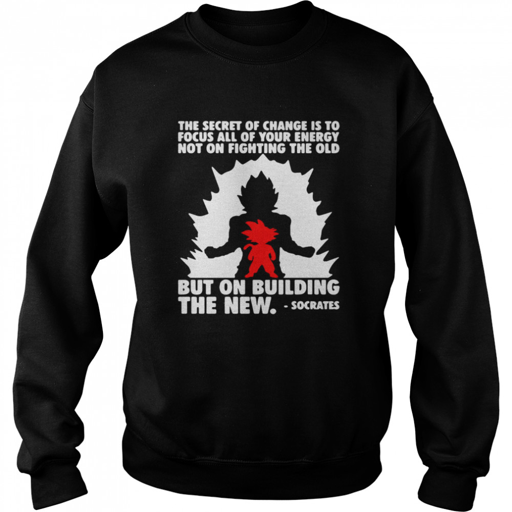 The Secret Of Change Is To Focus All Of Your Energy Not On Fighting The Old But On Building The New Socrates shirt Unisex Sweatshirt