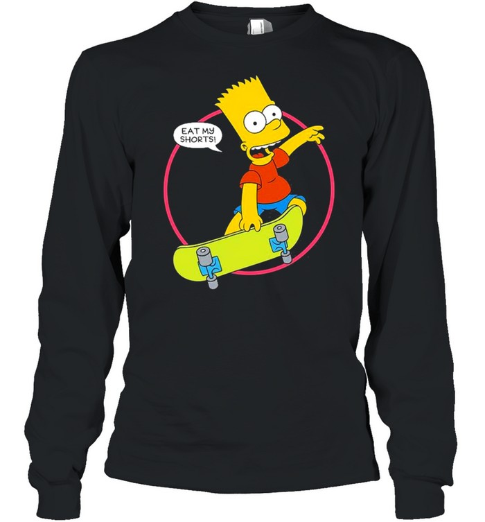 The Simpsons Bart Simpson Eat My shirt Long Sleeved T-shirt