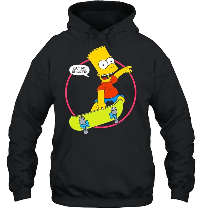 The Simpsons Bart Simpson Eat My shirt Unisex Hoodie