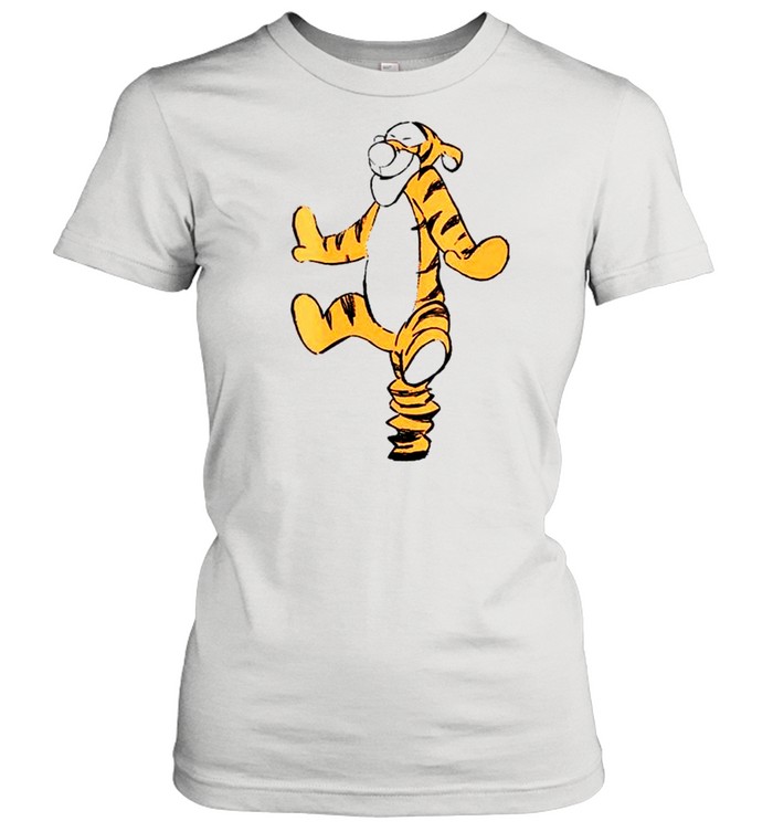 Tigger simple sketch Winnie Pooh shirt Classic Women's T-shirt