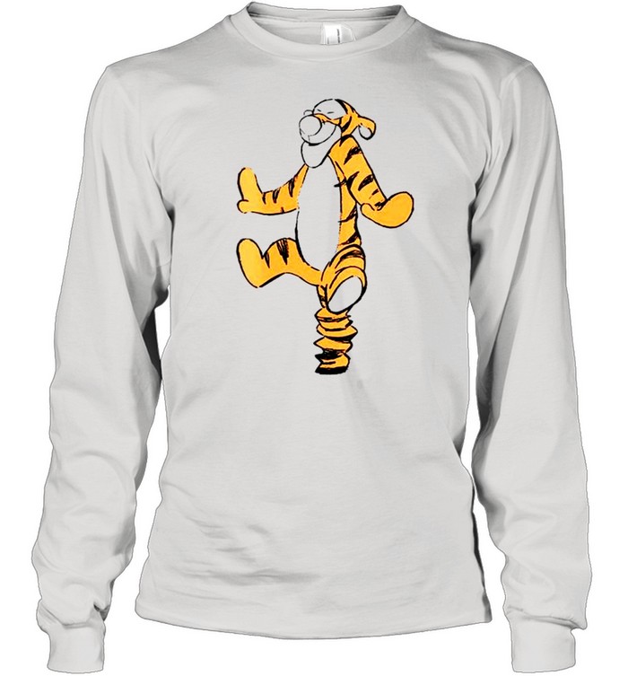 Tigger simple sketch Winnie Pooh shirt Long Sleeved T-shirt