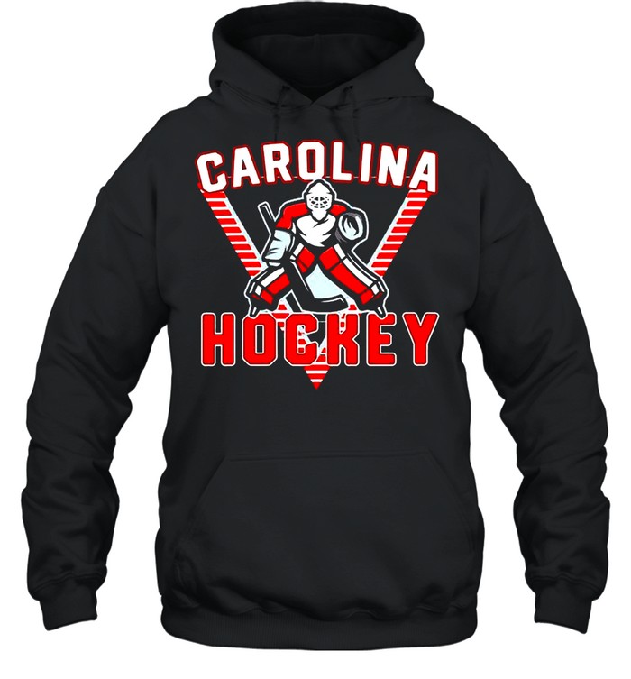 Womens Old School Carolina Hockey Retro shirt Unisex Hoodie