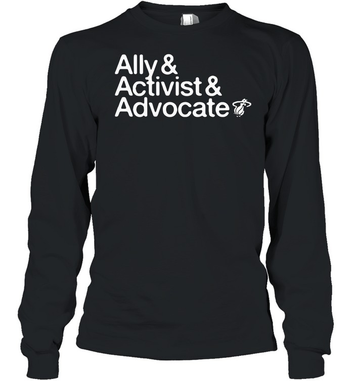 Ally And Activist And 25 Advocate  Long Sleeved T-shirt