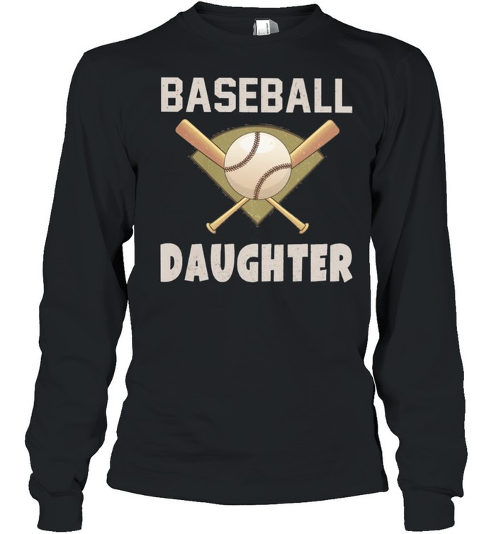 Baseball daughter 2021 shirt Long Sleeved T-shirt