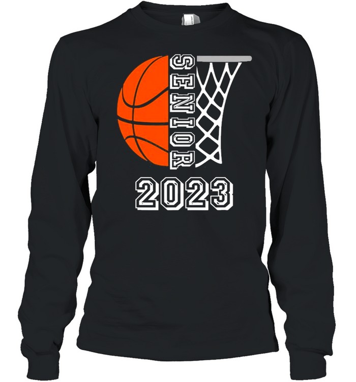 Graduate Senior Class 2023 Graduation Basketball Player shirt Long Sleeved T-shirt