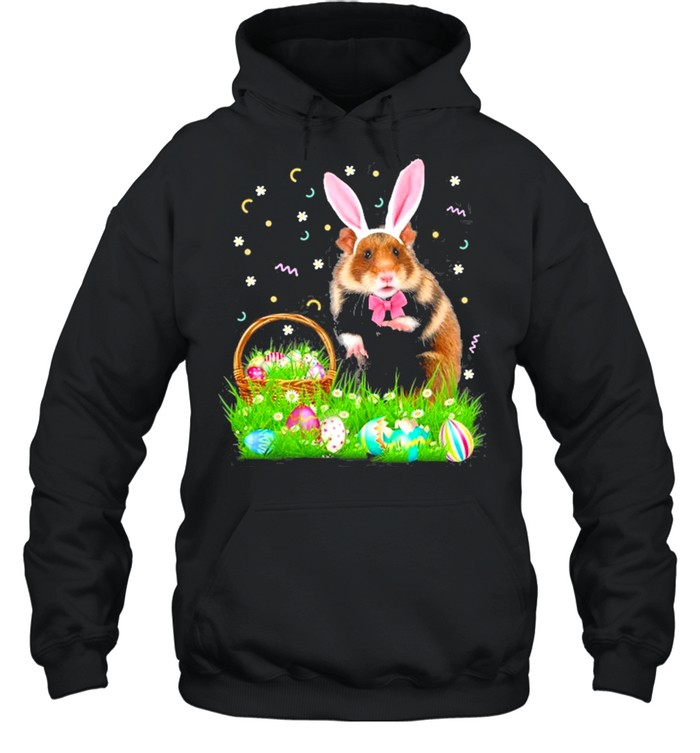 Hamster Easter Day Bunny Eggs Easter Costume shirt Unisex Hoodie