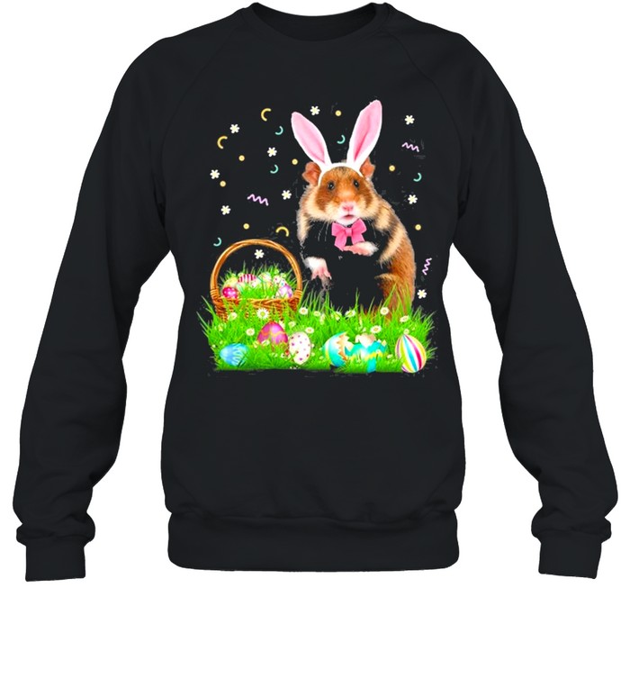 Hamster Easter Day Bunny Eggs Easter Costume shirt Unisex Sweatshirt