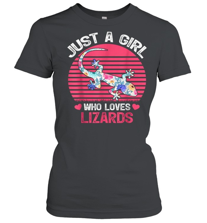 Just A Girl Who Loves Lizards Tee  Classic Women's T-shirt