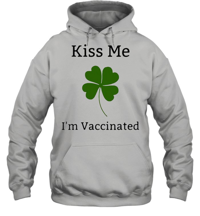 Kiss Me 2 I Am Vaccinated  Unisex Hoodie