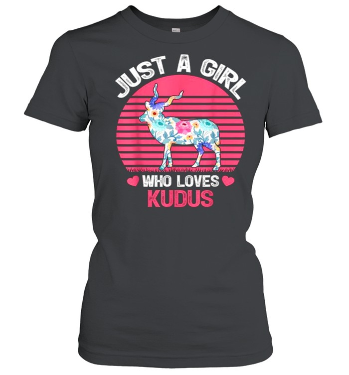 Lover Just A Girl Who Loves Kudus Tee  Classic Women's T-shirt