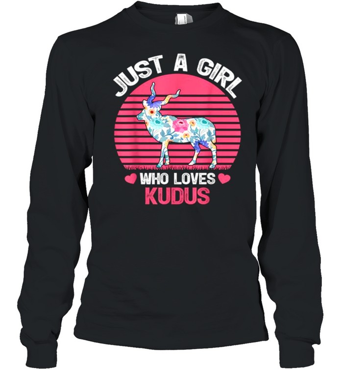 Lover Just A Girl Who Loves Kudus Tee  Long Sleeved T-shirt
