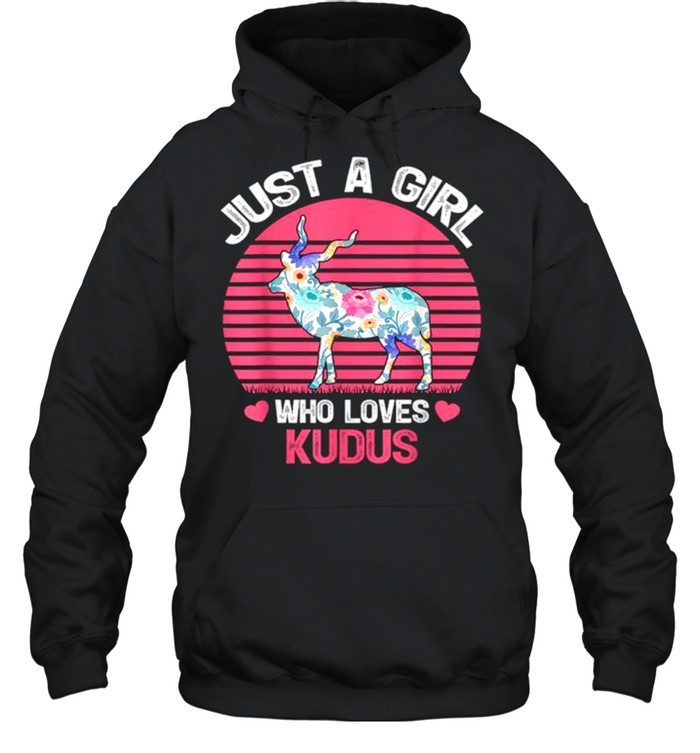Lover Just A Girl Who Loves Kudus Tee  Unisex Hoodie