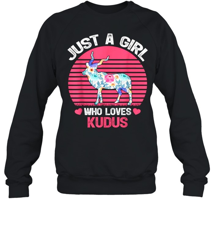 Lover Just A Girl Who Loves Kudus Tee  Unisex Sweatshirt