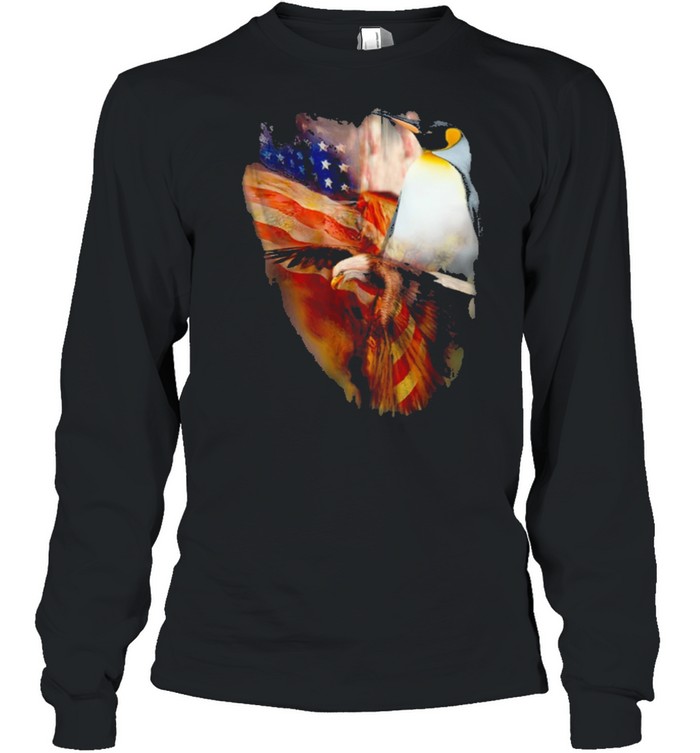 Penguin American Wings Independence Day shirt Long Sleeved T-shirt