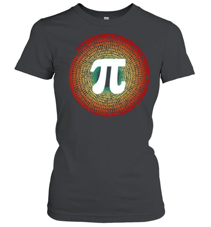 Pi Day Spiral Pi Math Gift For Pi Day shirt Classic Women's T-shirt
