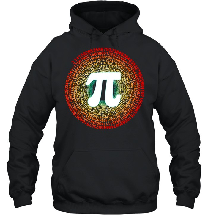 Pi Day Spiral Pi Math Gift For Pi Day shirt Unisex Hoodie