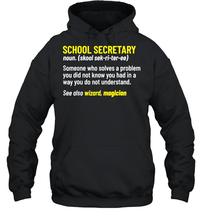 School Secretary Office Back To School Appreciation  Unisex Hoodie
