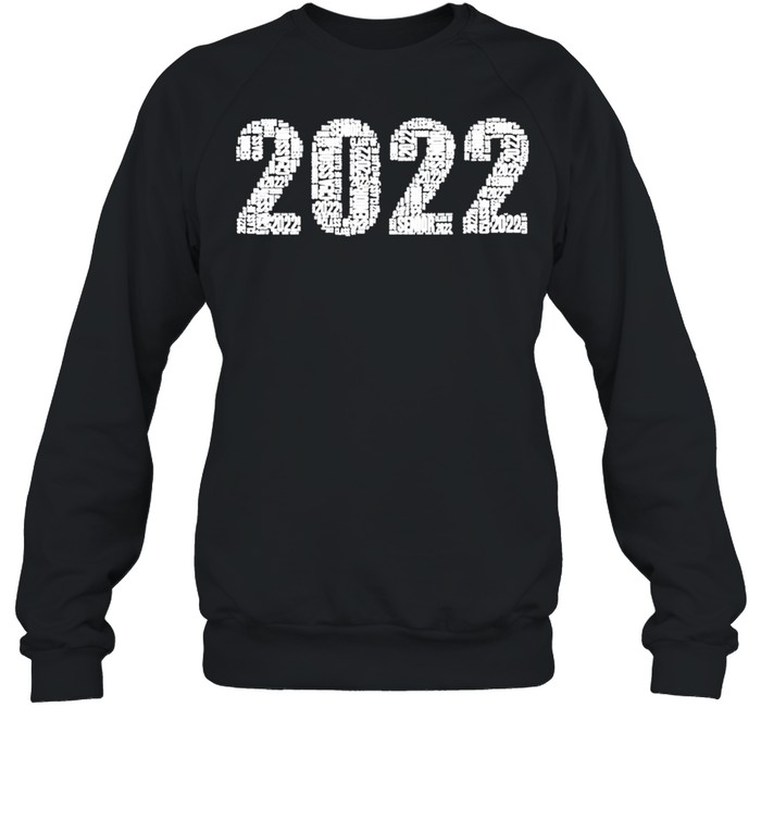 Senior Class Of 2022 Word Art High School College Junior  Unisex Sweatshirt