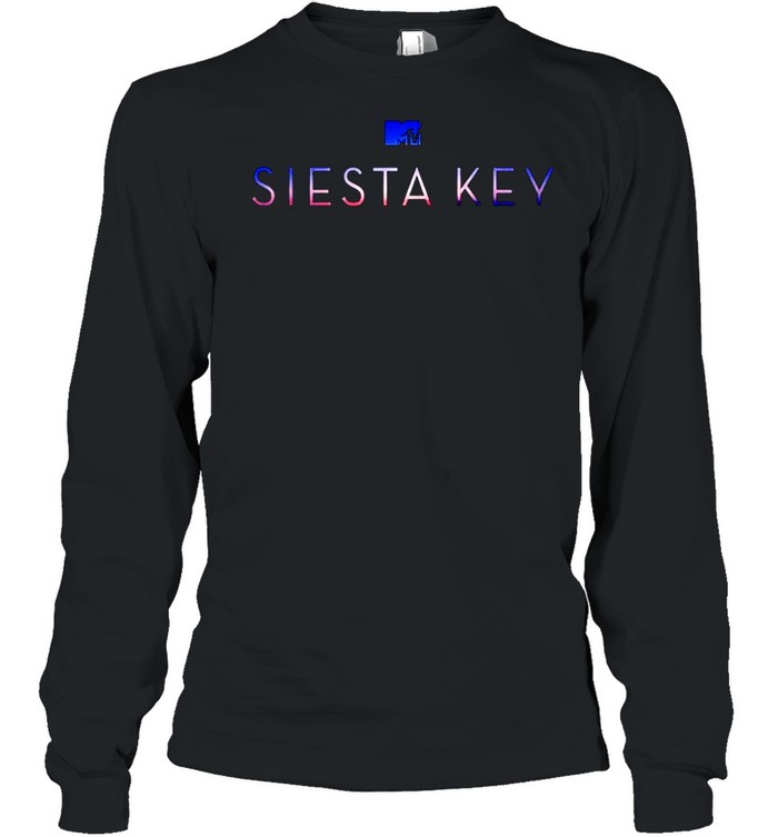 Siesta Key Logo Sunset shirt Long Sleeved T-shirt
