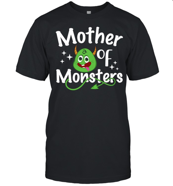 Mother of Monsters Twin Mom of Monsters Mother’s Day Mama shirt