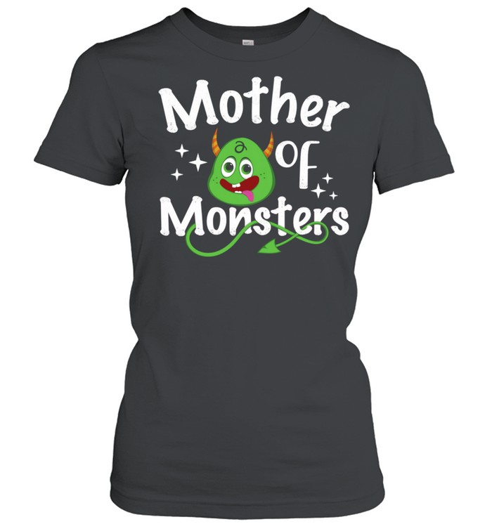 Mother of Monsters Twin Mom of Monsters Mother's Day Mama shirt Classic Women's T-shirt
