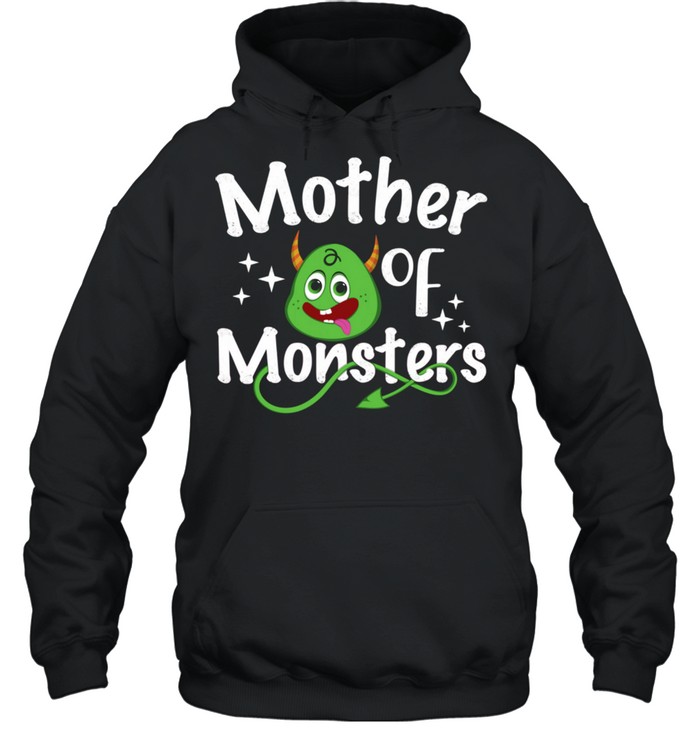 Mother of Monsters Twin Mom of Monsters Mother's Day Mama shirt Unisex Hoodie
