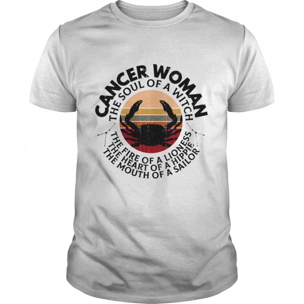 Cancer Zodiac Sign Girls Shirt