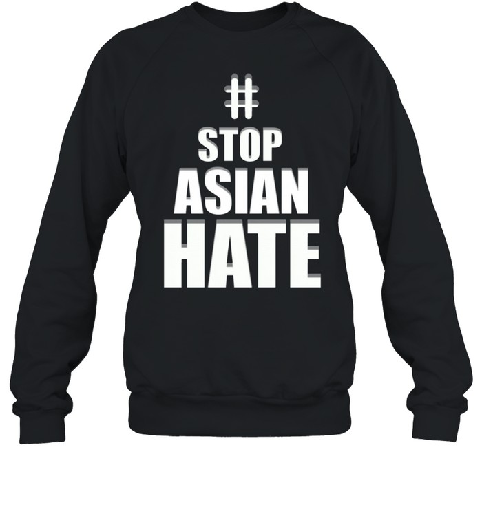 Peace Love America USA Protest Unity Asian American  Unisex Sweatshirt