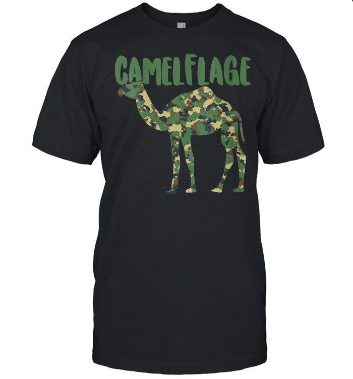 Camel Camouflage Pun Desert Animal Shirt